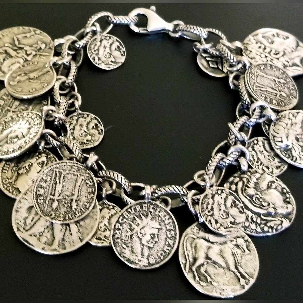 Silpada Sterling Silver Coin Bracelet